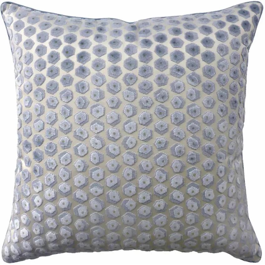 Gem Velvet Aqua Pillow