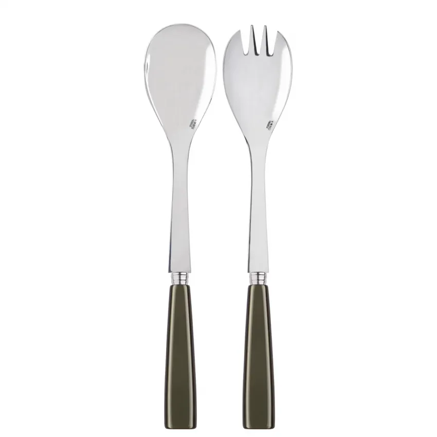 Icon Olive 2-Pc Salad Serving Set 10.25" (Fork, Spoon)