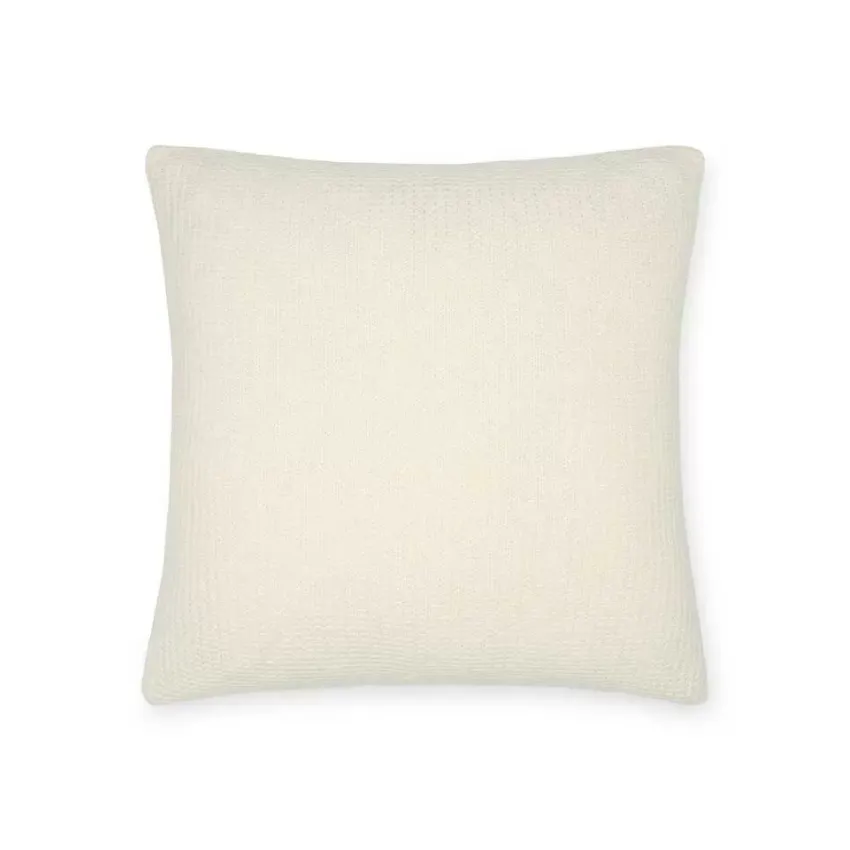 Pettra Decorative Pillow 18 x 18 Eggshell