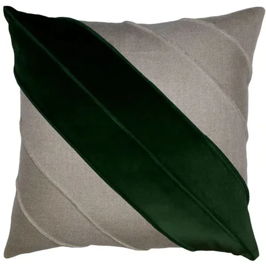 Westend Linen Forest Velvet Pillow