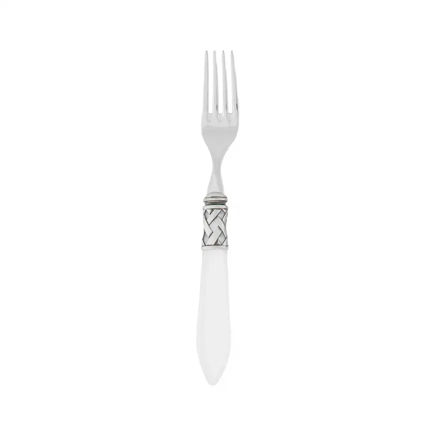 Aladdin Antique White Salad Fork 8"L