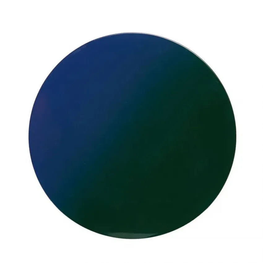 Round Ombre Lacquer Blue/Green Ombre 15" Round Placemat