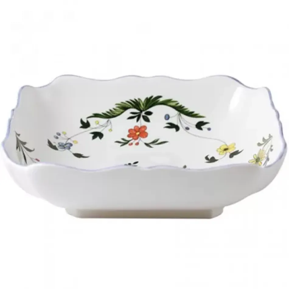 Oiseaux de Paradis Square Fruit Dish 9 1/2" Sq - 53 Oz