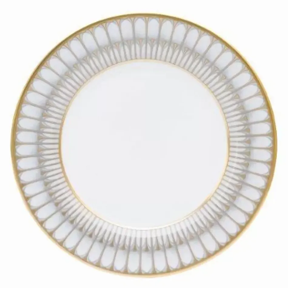 Arcades Grey/Matte Gold Dessert Plate