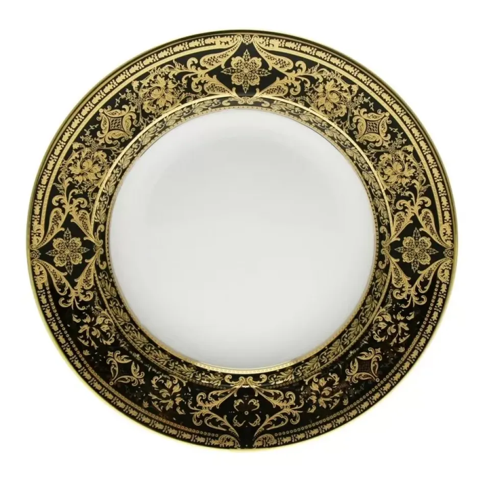 Matignon Black/Gold Deep Platter 31.5 Cm 55 Cl (Special Order)