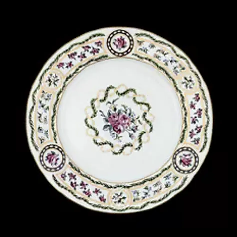 Louveciennes Green/Gold Dessert Plate 22 Cm