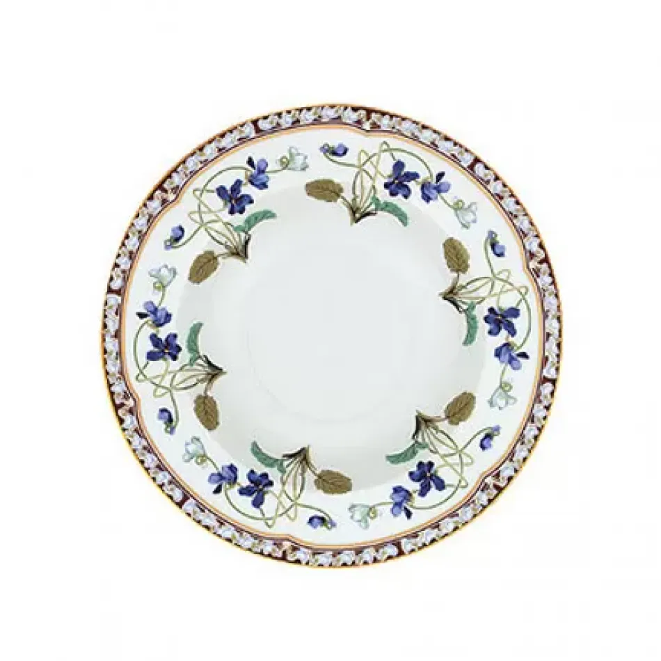 Imperatrice Eugenie Blue/Gold Rim Soup Plate 23.5 Cm 17 Cl