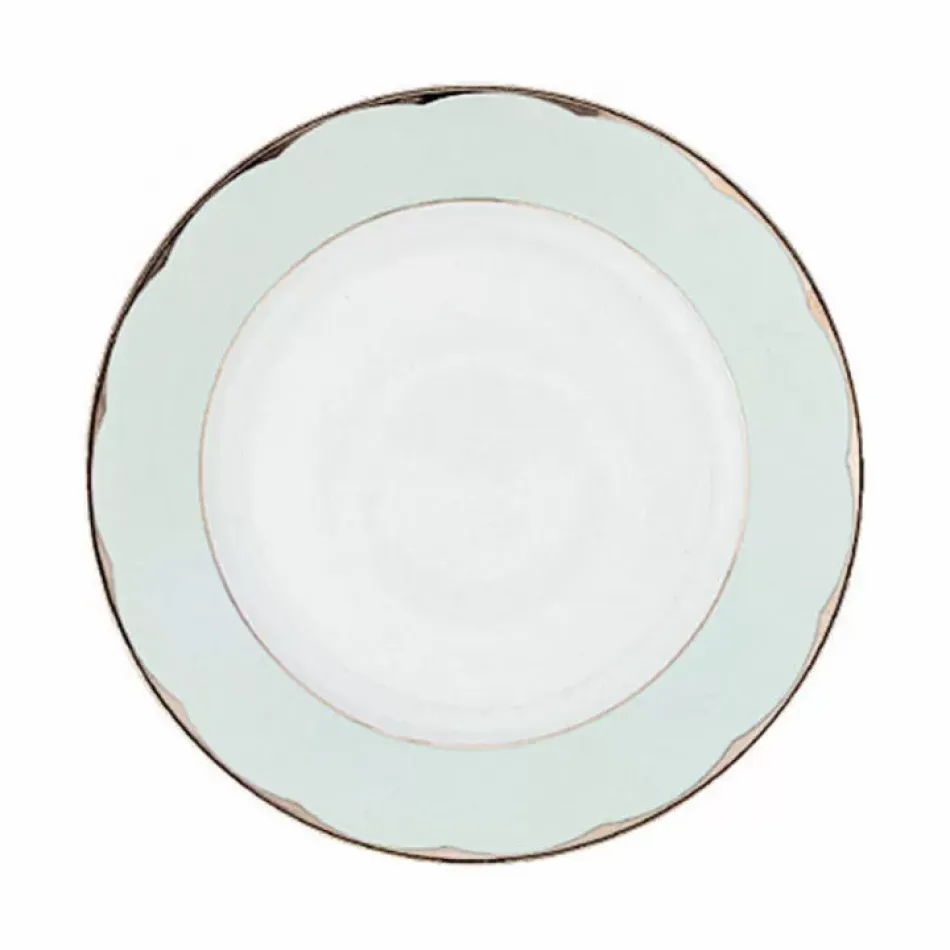 Barbara Barry Illusion Mint/Platinum Large Dinner Plate 28 Cm