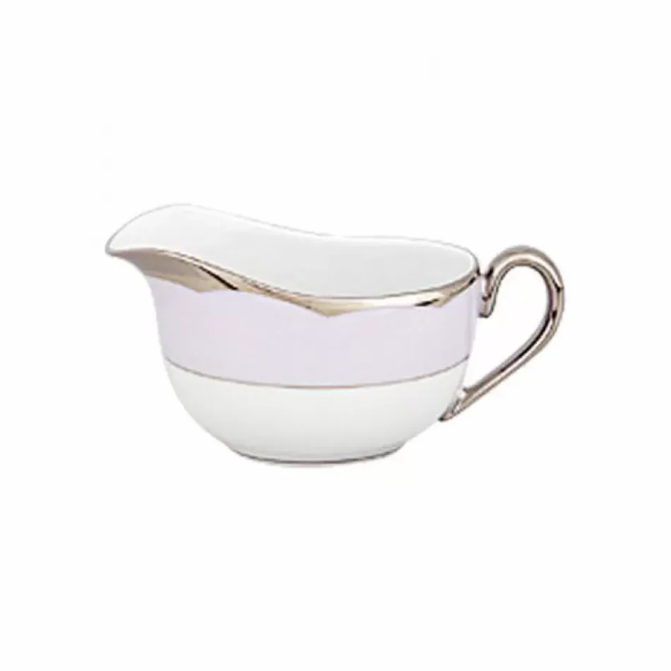 Barbara Barry Illusion Lavender/Platinum Creamer 8.5 Cm 15 Cl