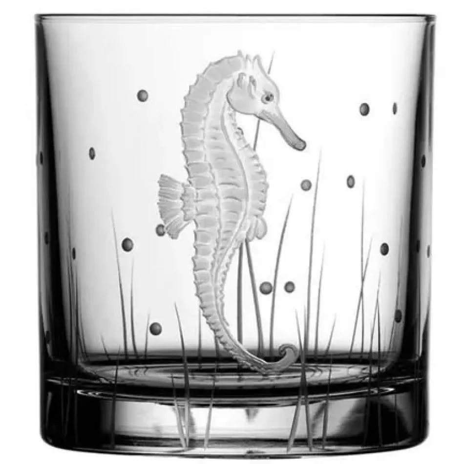 Pacifica Seahorse Clear Double Old Fashioned