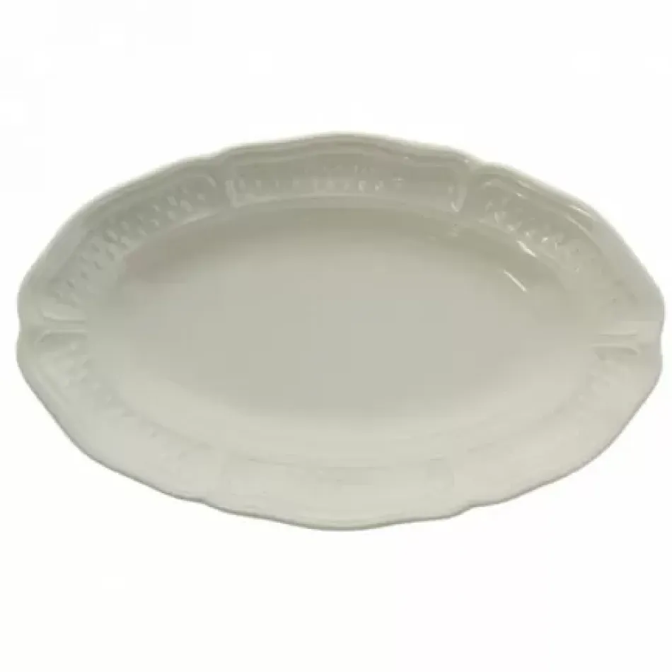 Pont Aux Choux White Pickle Dish 9" Long