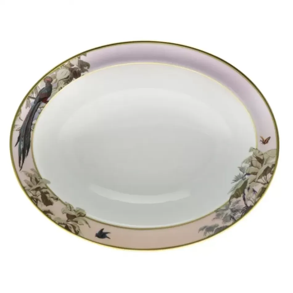 Zuber Le Bresil Mix/Gold Vegetable Dish 23.6 Cm 37 Cl