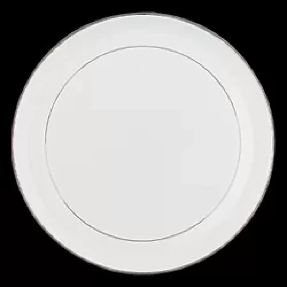Orsay White/Platinum Oblong Cake Platter 39 Cm