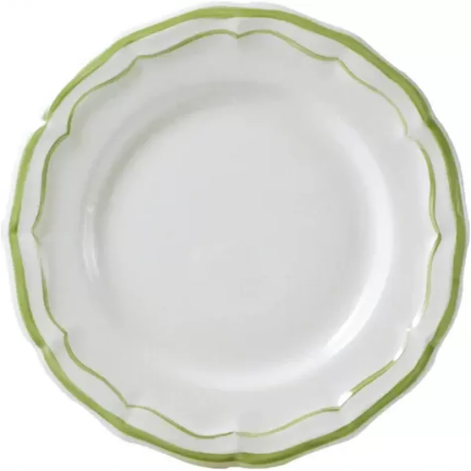 Filet Green Canape Plate 6 1/2" Dia