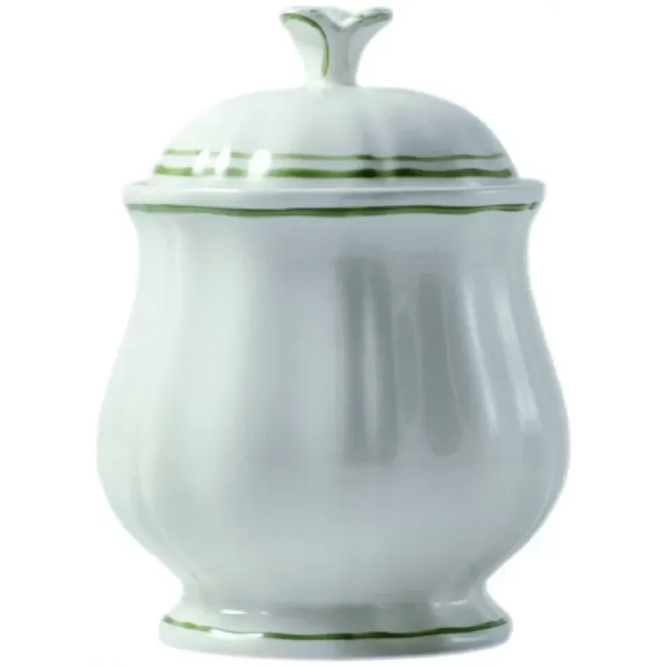 Filet Green Sugar Bowl 10 Oz