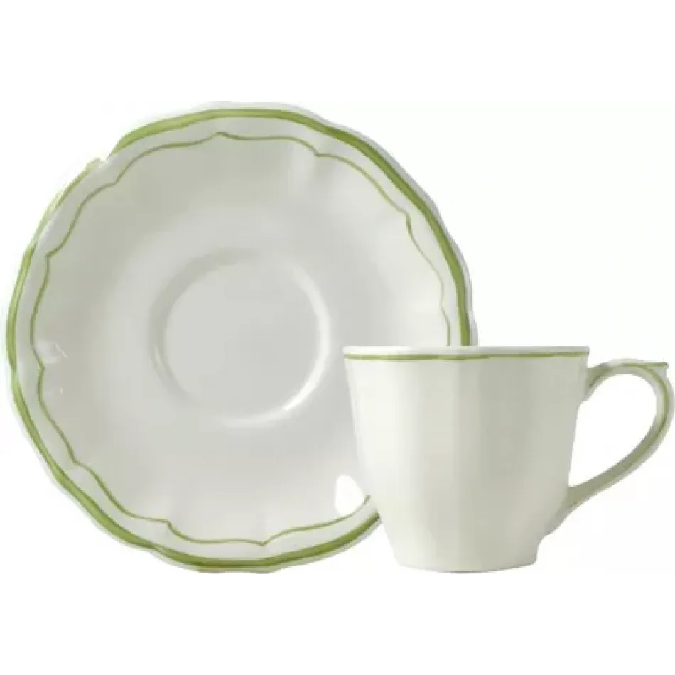 Filet Green Tea Saucer 5 3/4" Dia