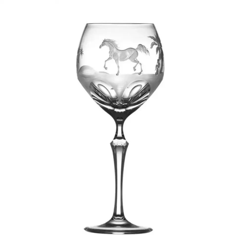 Run 4 Roses Arabian Thoroughbred Clear Water Goblet