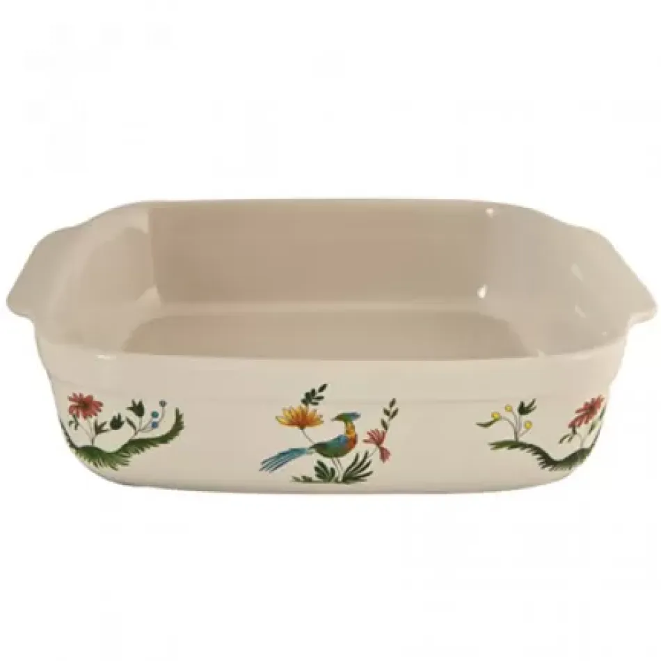 Oiseaux De Paradis Square Baker 10 7/16" x 9 3/4" - 2 3/4" H