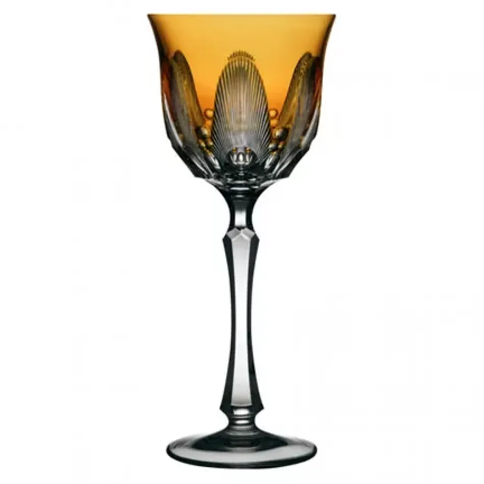 Captiva Amber Water Goblet