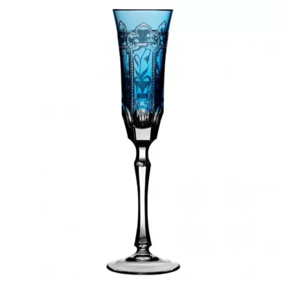 Imperial Sky Blue Champagne Flute H