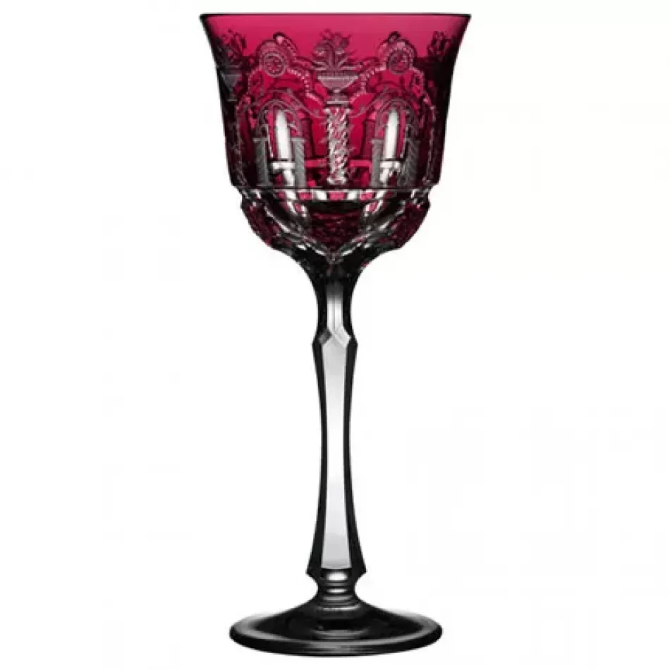 Athens Raspberry Water Goblet