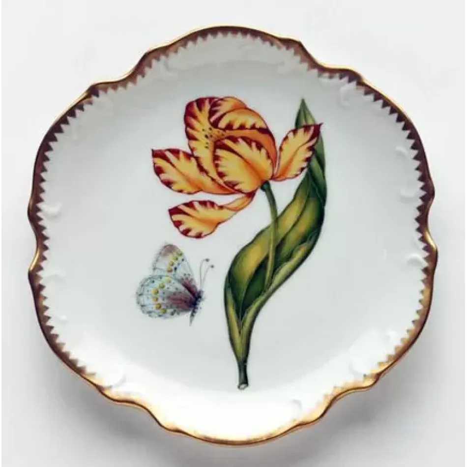 Old Master Tulips Yellow & Red Tulip Bread & Butter Plate 6.25 in Rd