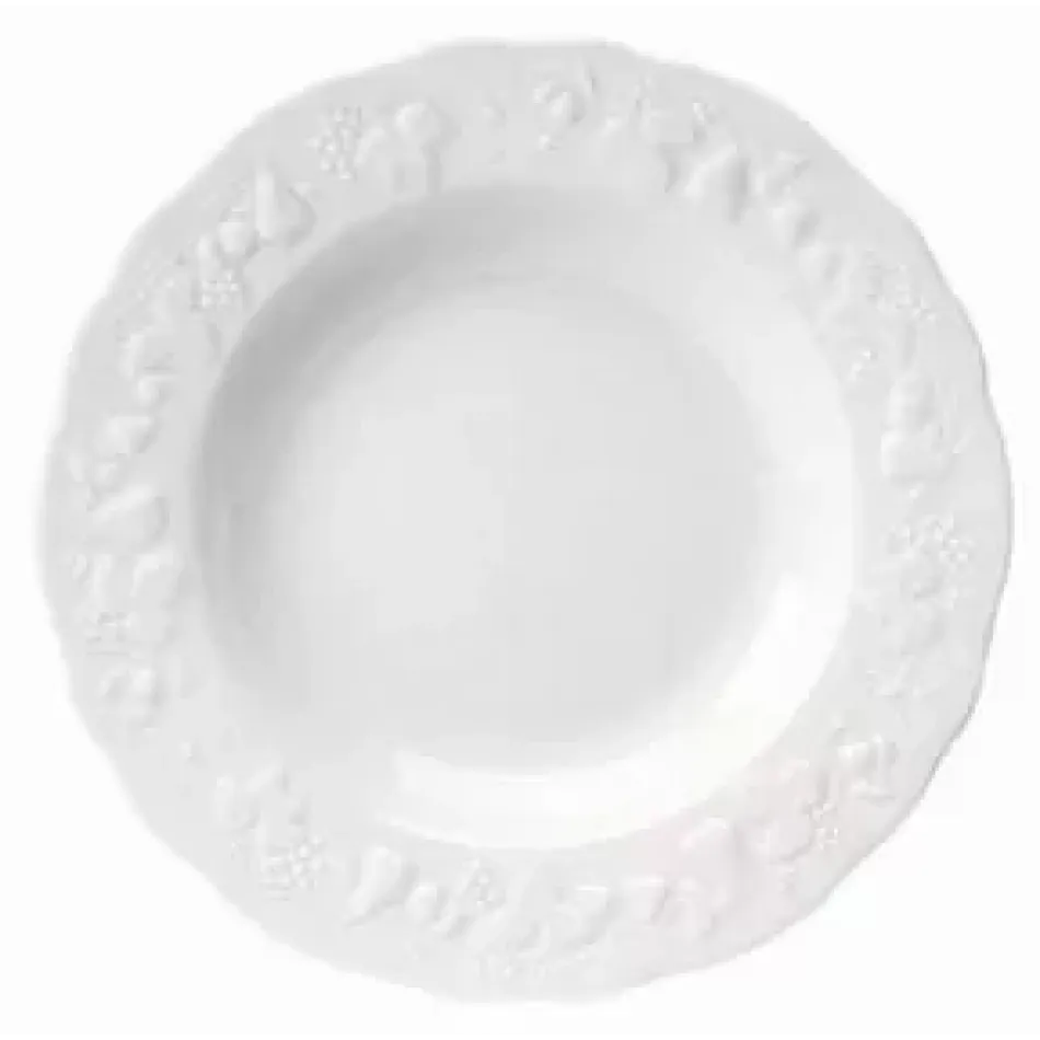 Blanc de Blanc Rim Soup Plate