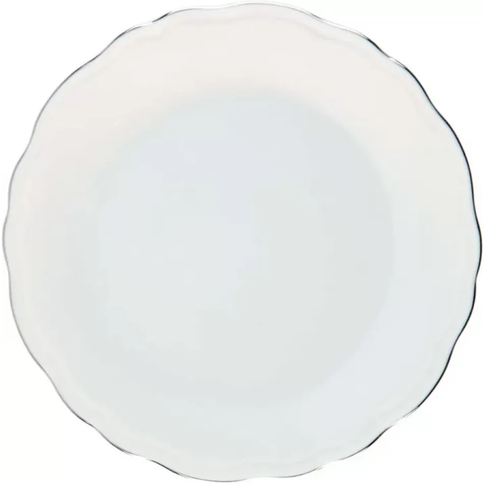 Colbert White Platinum Filet Dessert Plate (Special Order)