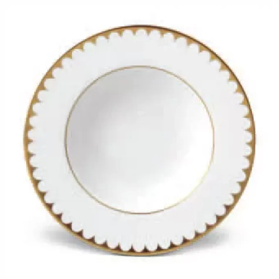 Aegean Filet Gold Soup Plate 8.5"