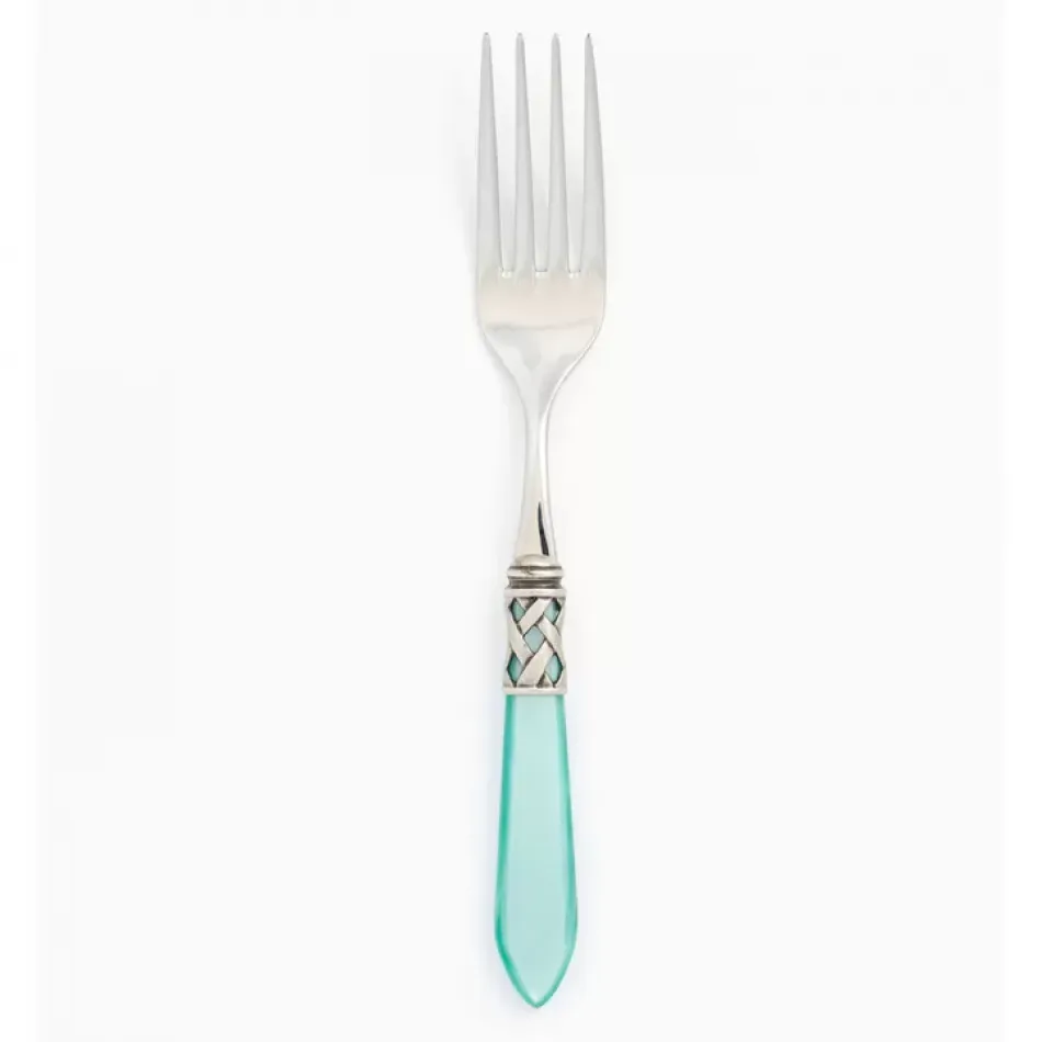 Aladdin Antique Aqua Serving Fork 9.5"L