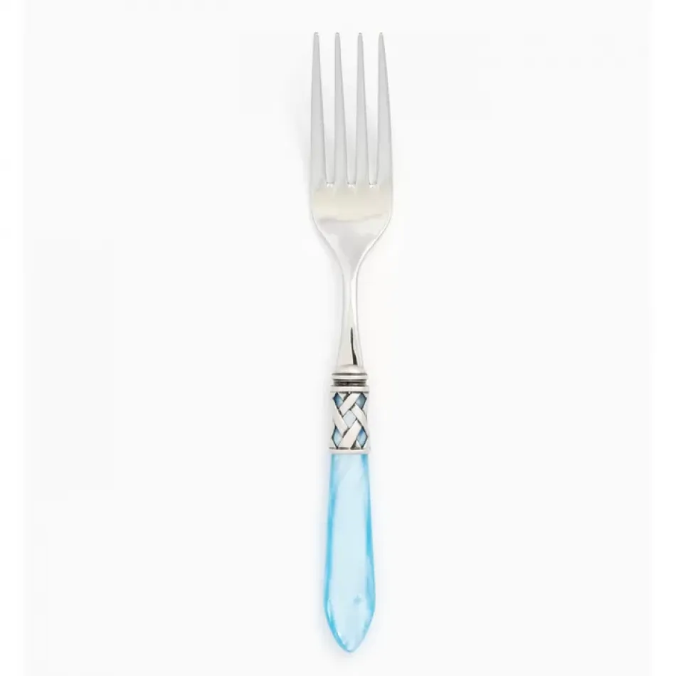 Aladdin Antique Light Blue Serving Fork 9.5"L