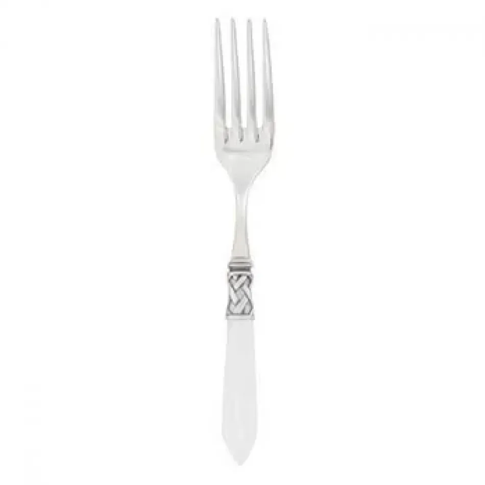 Aladdin Antique White Serving Fork 9.5"L