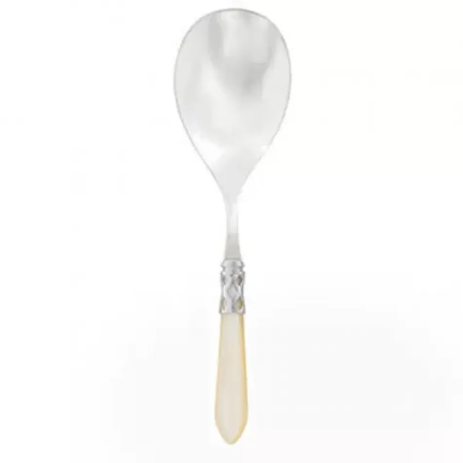 Aladdin Brilliant Ivory Serving Spoon 10.25"L