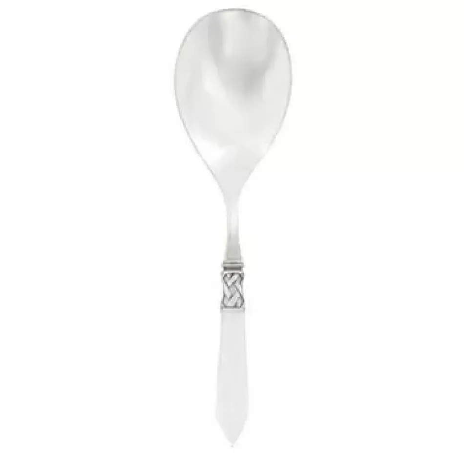 Aladdin Antique White Serving Spoon 10.25"L