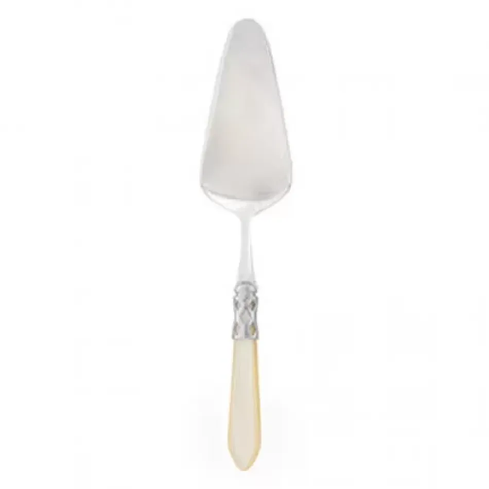 Aladdin Brilliant Ivory Pastry Server 10.5"L