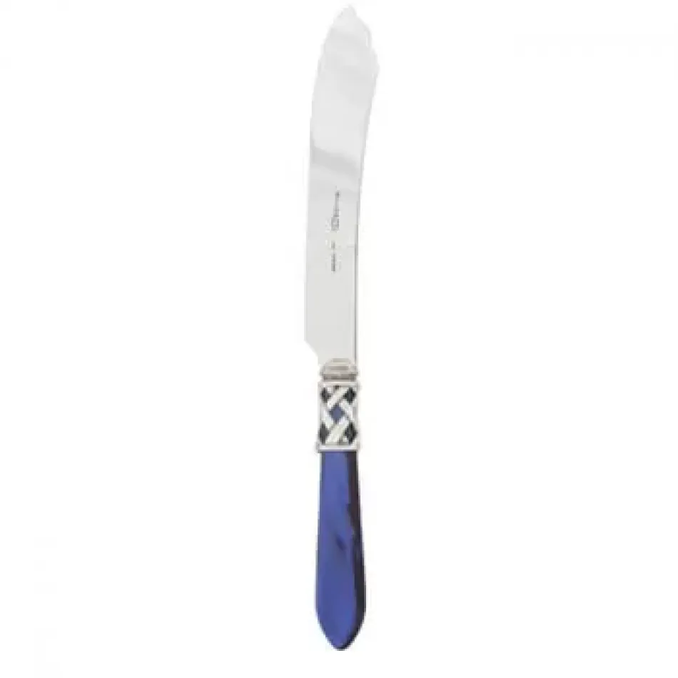 Aladdin Antique Blue Cake Knife 10"L