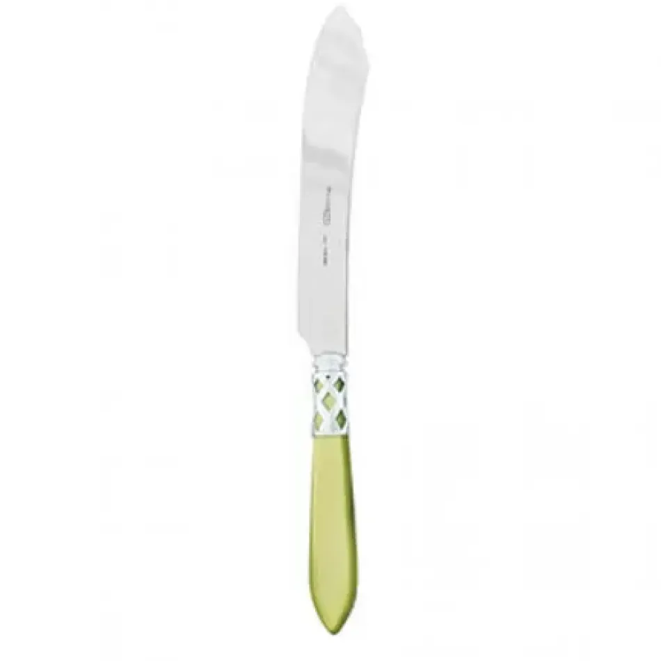 Aladdin Brilliant Chartreuse Cake Knife 10"L