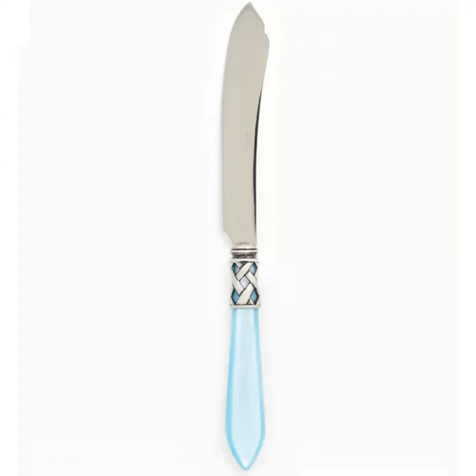 Aladdin Antique Light Blue Cake Knife 10"L
