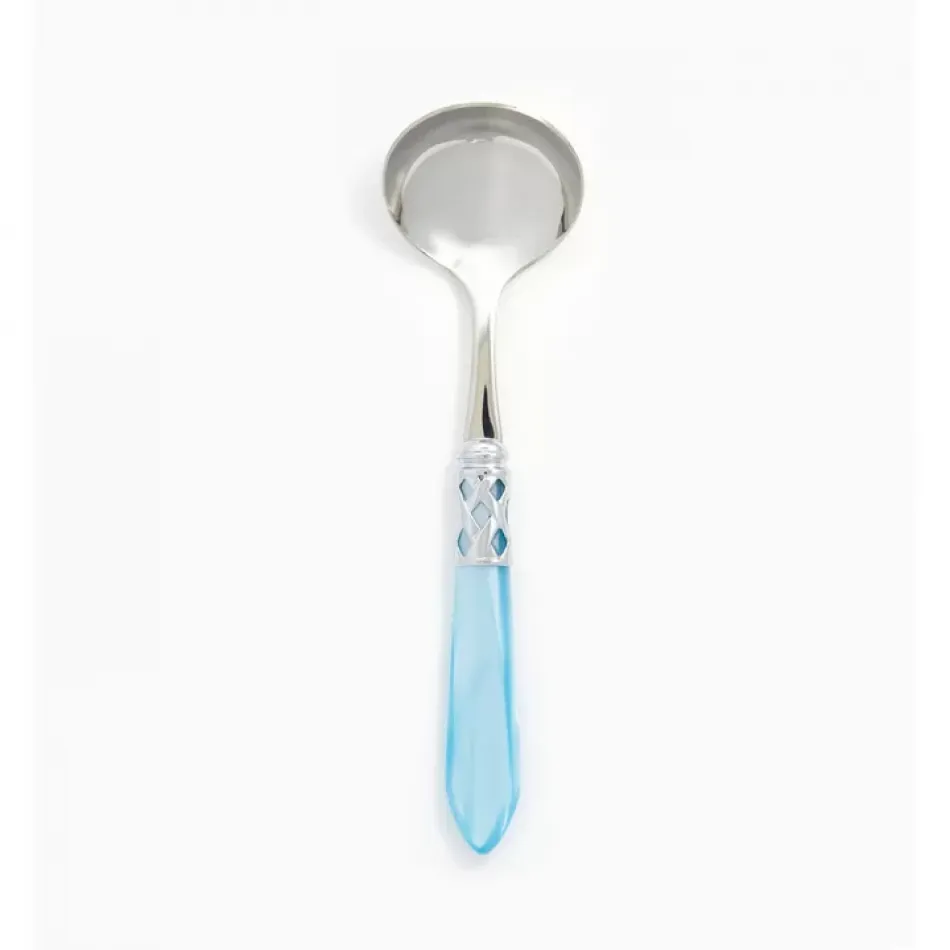 Aladdin Brilliant Light Blue Sauce Ladle 8"L