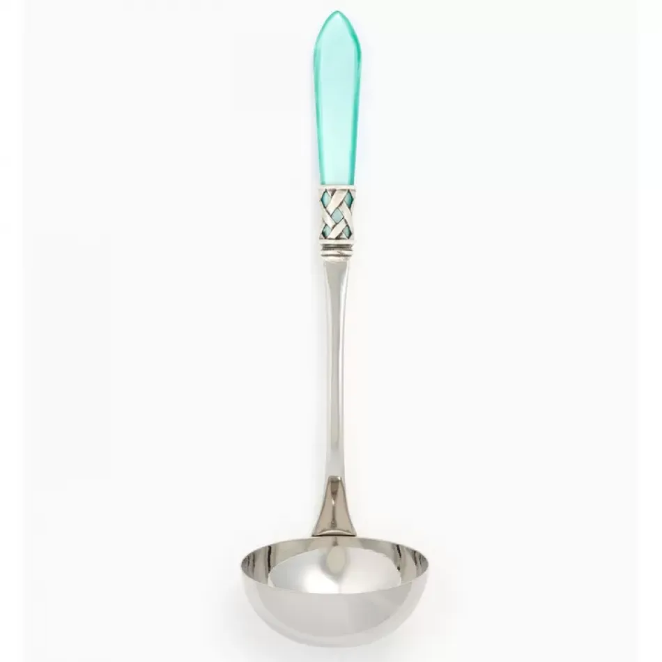 Aladdin Antique Aqua Soup Ladle 11"L