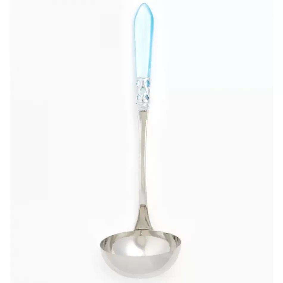 Aladdin Brilliant Light Blue Soup Ladle 11"L