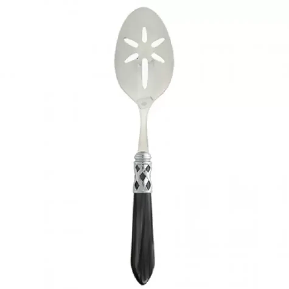 Aladdin Brilliant Charcoal Slotted Serving Spoon 9.5"L