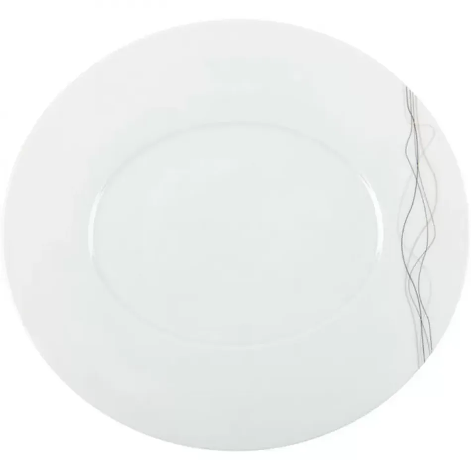 Epure Lignes Folles (Twisted Lines)  Breakfast Saucer (Grey Shade) (Special Order)