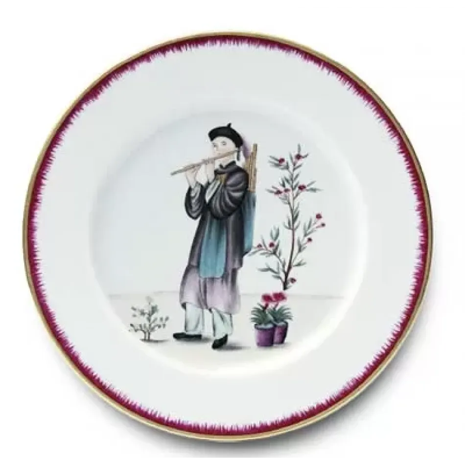 Chinoiserie Dinner Plate #1 10.25 in Rd