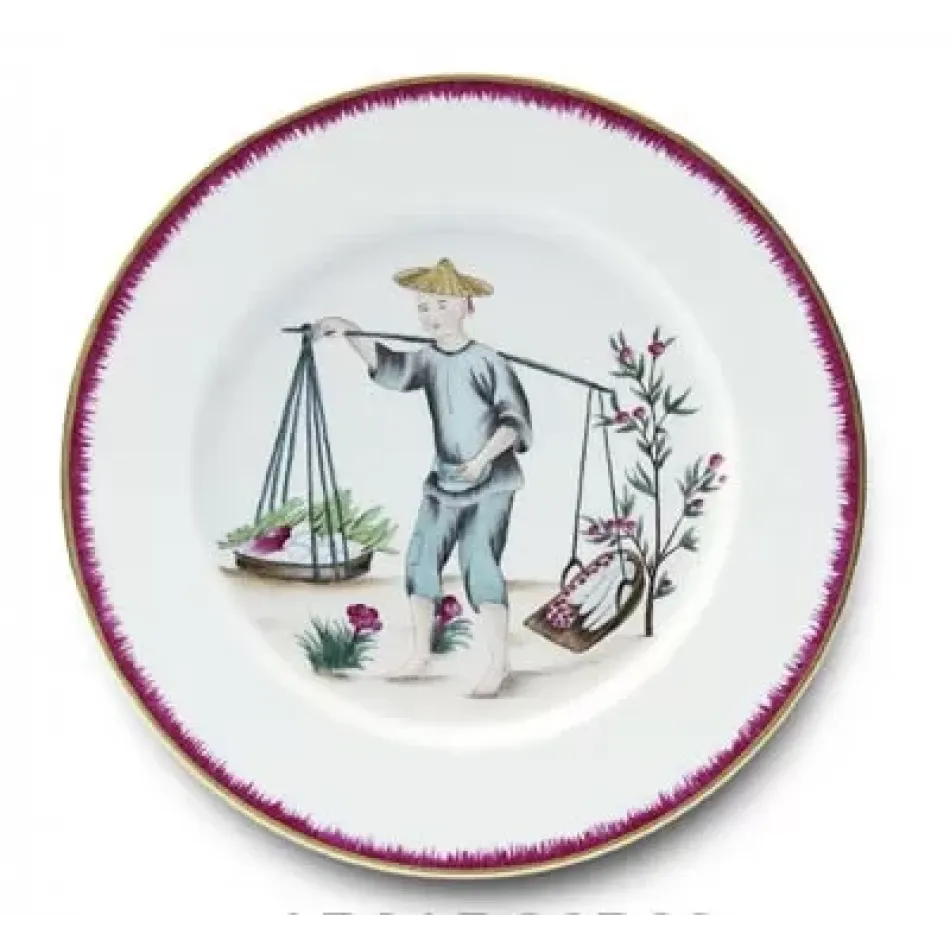 Chinoiserie Dinner Plate #2 10.25 in Rd