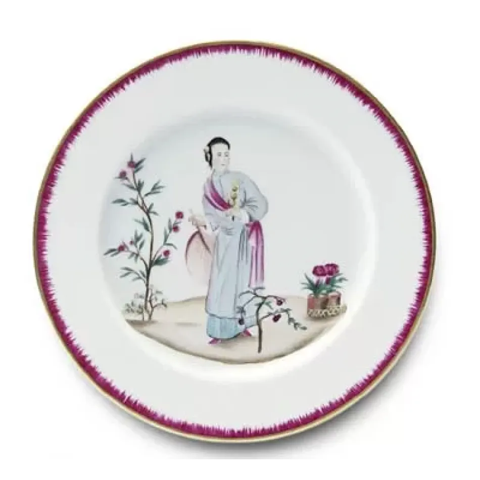 Chinoiserie Dinner Plate #4 10.25 in Rd