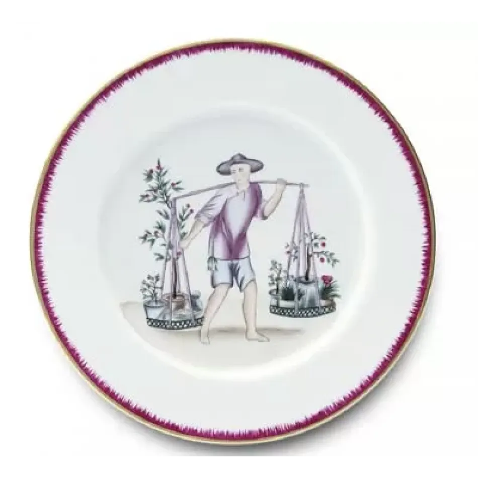 Chinoiserie Dinner Plate #6 10.25 in Rd