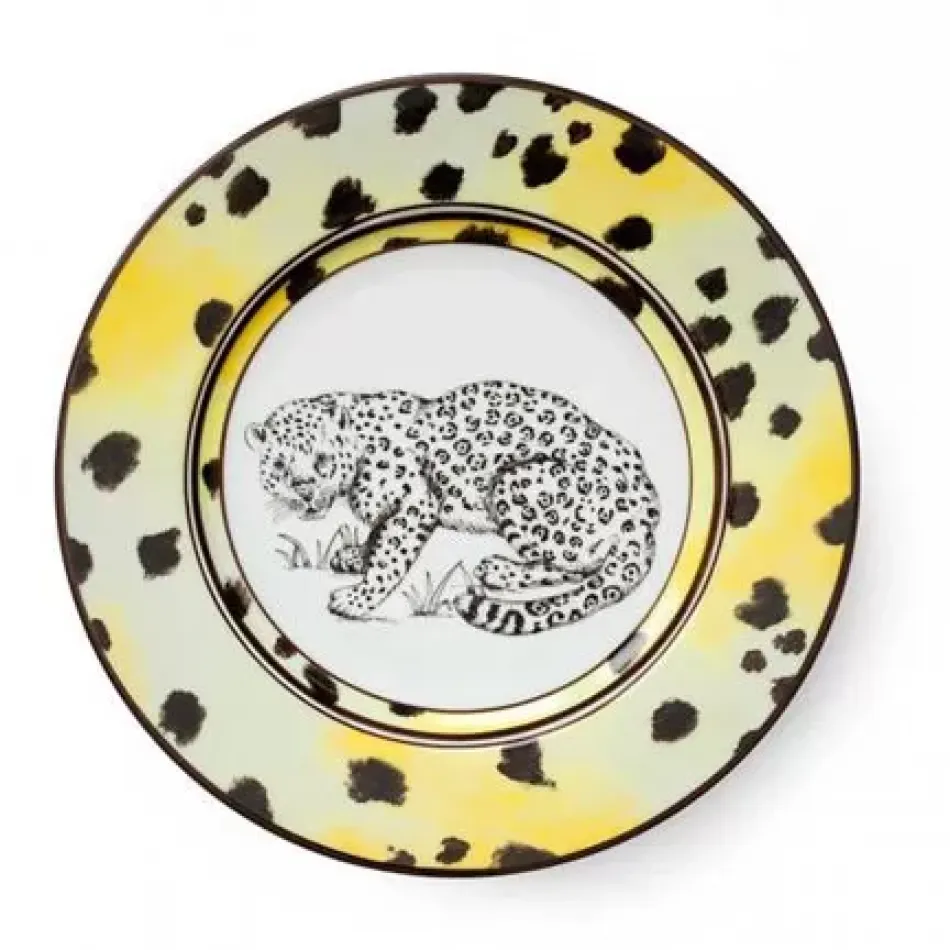 Savanna Dinner Plate #3 Leopard 10.25 in Rd