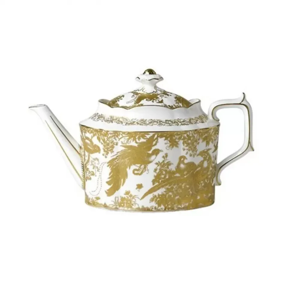 Aves Gold Teapot S/S (48.5 cl/17oz) (Special Order)