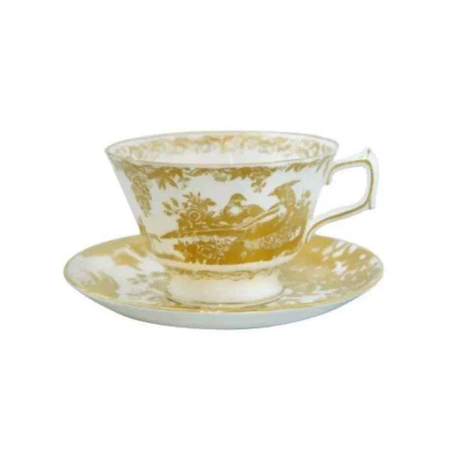 Aves Gold Breakfast Saucer (16 cm/6 in)